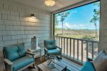 Screened porch with amazing views